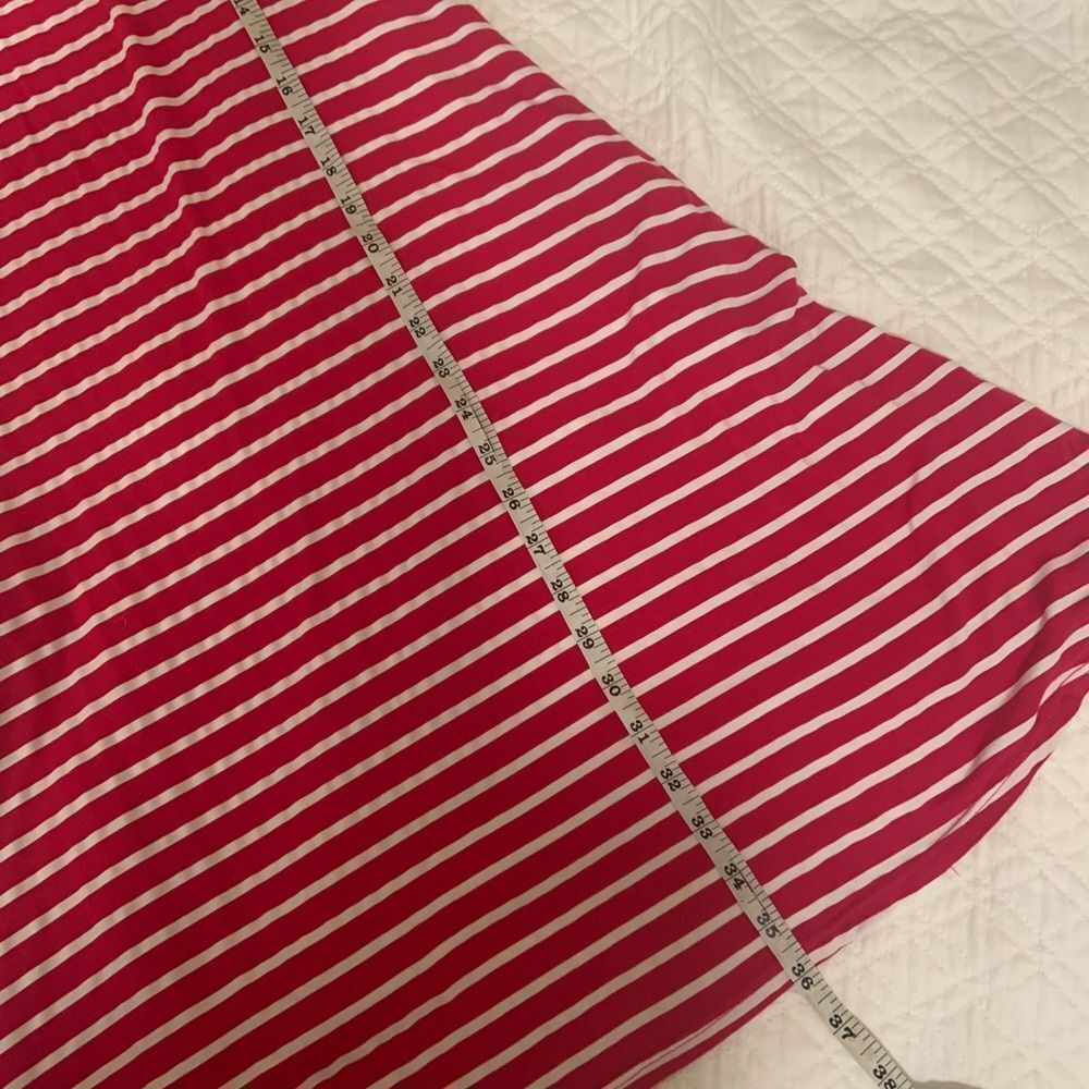 HEATHMOOR FUCHSIA & with striped dress size Medium - Picture 4 of 6